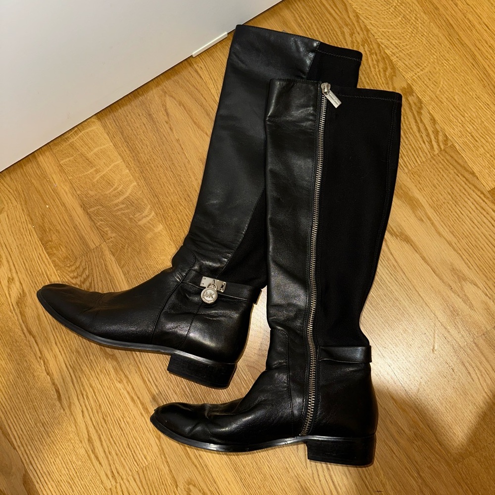 Michael Kors Black Over the Knee Boots